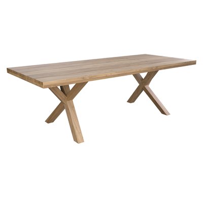 Table de jardin 240 cm en bois de teck massif - SORAYA RENDEZ-VOUS DÉCO