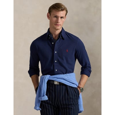 Camicia ultraleggera in cotone piqué POLO RALPH LAUREN