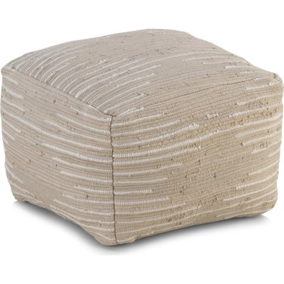 Pouf coton  multifonction assise d'appoint ou repose pieds RECOLLECTION