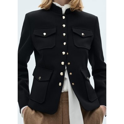 Veste poches détail boutons MANGO
