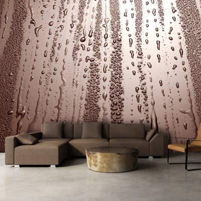 Papier peint intissé panoramique Autumn drizzle EDEN