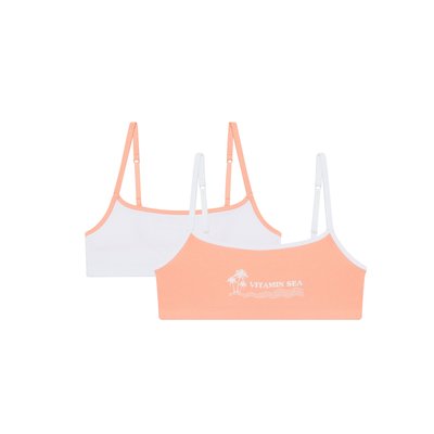 Lot de 2 brassières ados en coton TWEENIZ UNDIZ