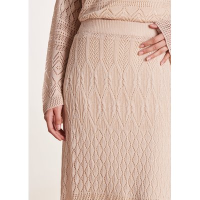 Jupe mi-longue en maille crochet LA FEE MARABOUTEE