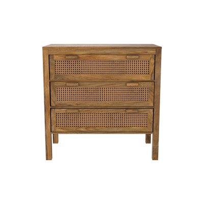 Commode en cannages 3 tiroirs - TIKI RENDEZ-VOUS DÉCO
