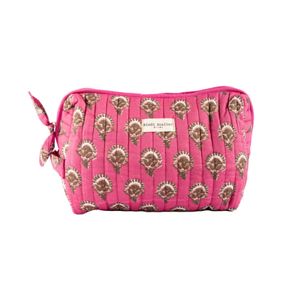 Trousse de toilette en coton matelassé BINDI ATELIER