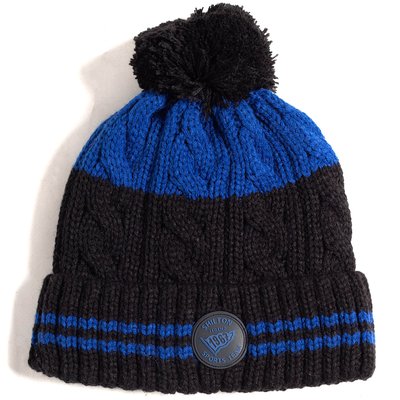 Bonnet bicolore POMPON SHILTON