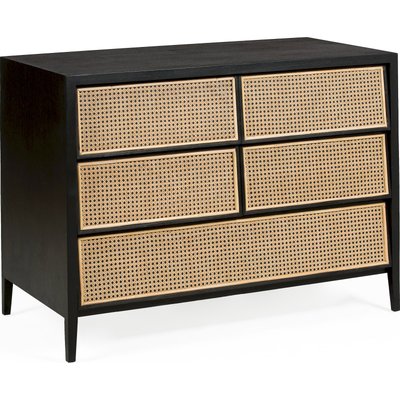 Commode en bois et rotin, élégante RECOLLECTION