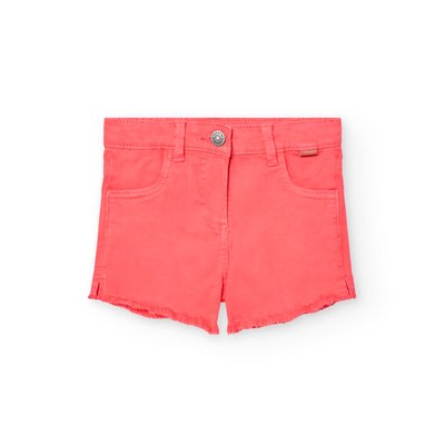 Short uni avec bas effiloché BOBOLI