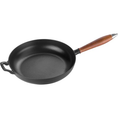 Poêle en Fonte, poignée en bois STAUB