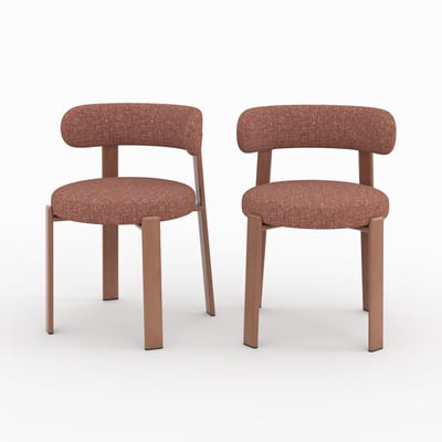 Chaises Aura en tissu - AURA MAISON PAVANE