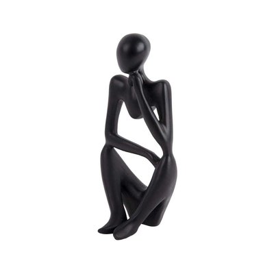 Statuette silhouette en polyrésine Wondering PRESENT TIME