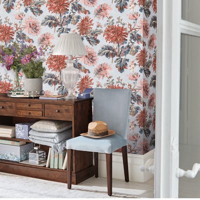 Papier peint Fleurs Maryam Crimson LAURA ASHLEY