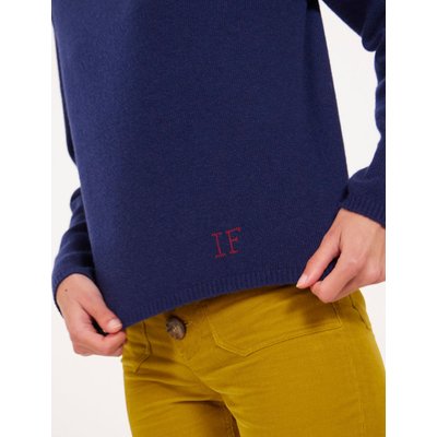 Pull Angelina bleu marine INES DE LA FRESSANGE PARIS