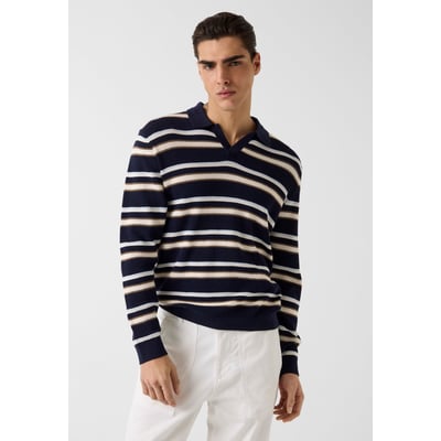 Pull À Rayures En Mélange De Viscose GUESS