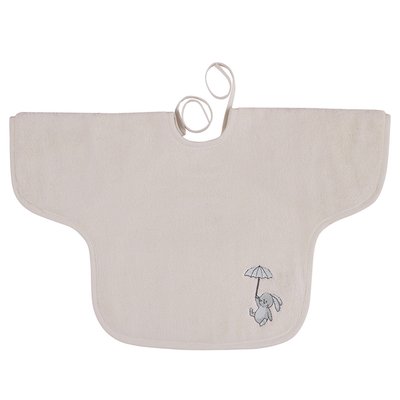 Bavoir à manches en coton peigné Zéro Twist BABY SOFT RAIN RABBIT SENSEI MAISON