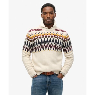 Pull ras-du-cou jacquard SUPERDRY