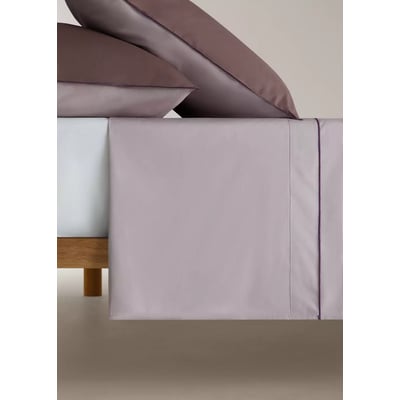 Drap plat en percale de coton 100 % Lit 135/140 cm MANGO HOME
