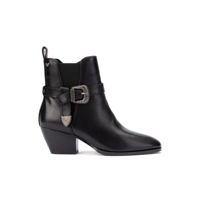 Bottines à talon cuir Jeanne MARTINELLI