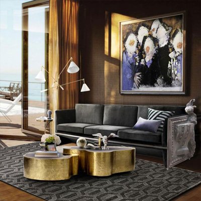 Tapis vintage en relief THE DECO FACTORY