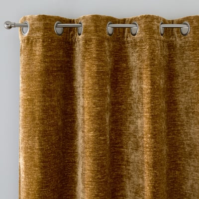 Rideau en velours texturé, à œillets, BOCHA LA REDOUTE INTERIEURS