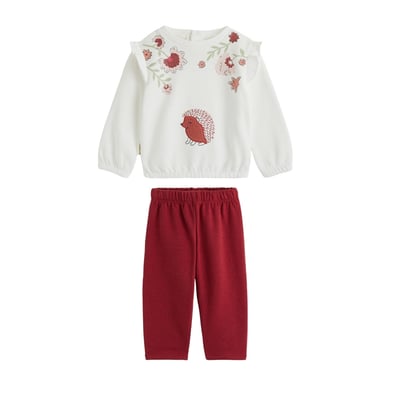 Ensemble bébé sweat et pantalon en molleton Harmony PETIT BEGUIN