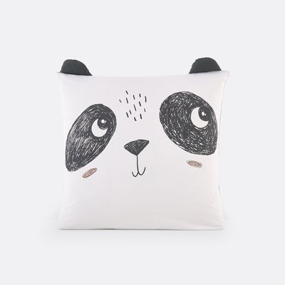 Funda de almohada de algodón, Panda Mania LA REDOUTE INTERIEURS