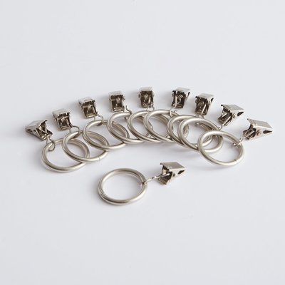 Lot 10 anneaux pinces ONEGA, diam 25mm LA REDOUTE INTERIEURS