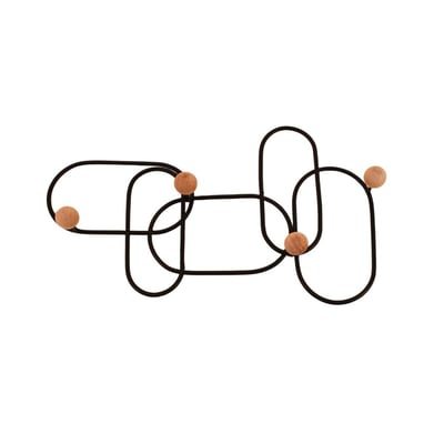Patère design en métal 35x20cm ORNAMI
