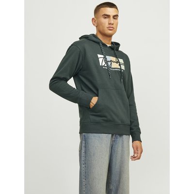 Oversize Kapuzensweatshirt mit Logo JACK & JONES