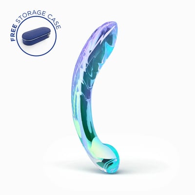 Vibromasseur non vibrant Dildo verre spécial point G Kalii BIIRD
