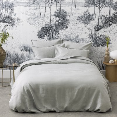 Housse de couette unie en lin lavé, Made in France, NOUVELLE VAGUE ALEXANDRE TURPAULT