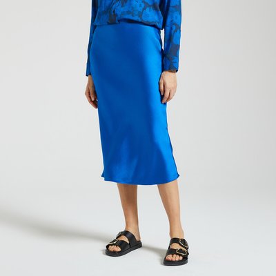 Agneta Satin Pencil Skirt SAMSOE AND SAMSOE