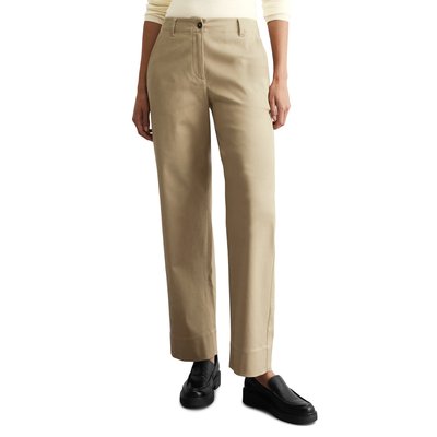Pantalon modèle large long en mélange de coton organique et de lyocell MARC O'POLO