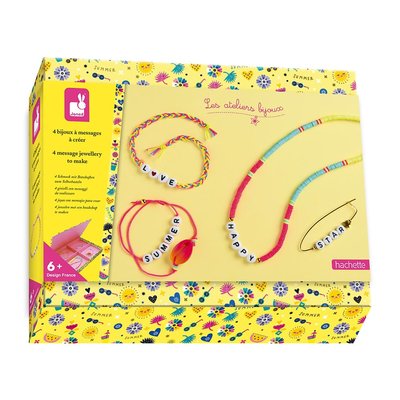 Kit Créatif - 4 Bijoux À Messages À Créer JANOD