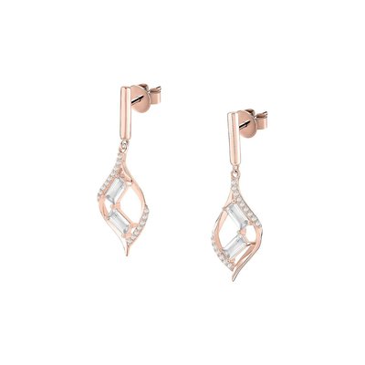 Boucles d'oreilles en argent 925 et oxyde de zirconium CLEOR