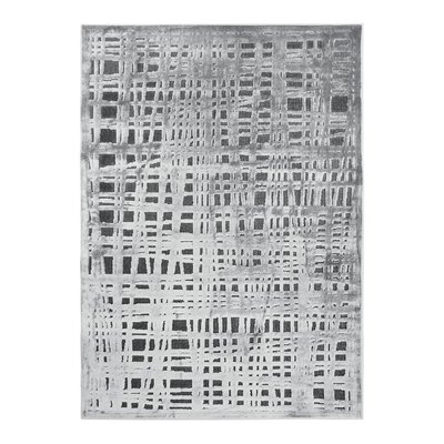 Tapis avec relief motif chaîne et trame THE DECO FACTORY
