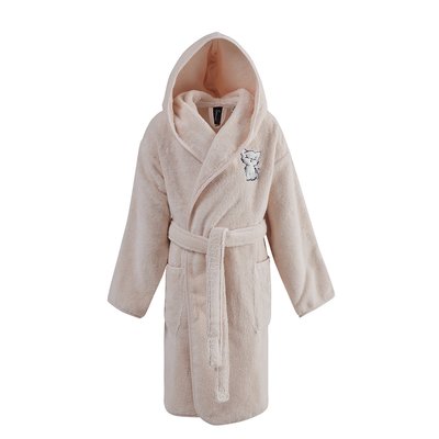 Peignoir enfant en coton peigné Zéro Twist BABY SOFT MINOU MIAOU SENSEI MAISON