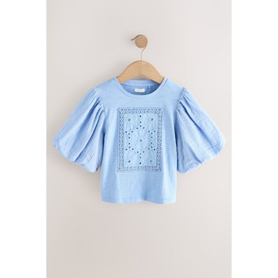 T-shirt en crochet manches bouffantes NEXT