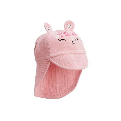 Casquette cache-cou bébé en gaze de coton Bahamas PETIT BEGUIN