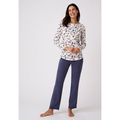 Lot de 2 pyjamas maille jersey coton peigné DAMART