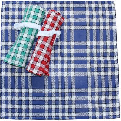 Lot de 4 serviettes de table coton, Normande C DESIGN HOME TEXTILE