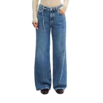 Jeans modèle Lania wide en denim rigide sans élasthanne MARC O'POLO