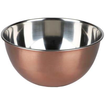 Saladier en inox doré rose 19x19x9.5cm WADIGA