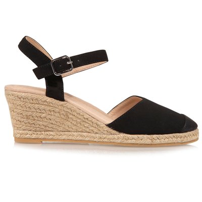 Espadrilles à talon de 6 cm, ultra confortable, semelle à mémoire de forme ISOTONER
