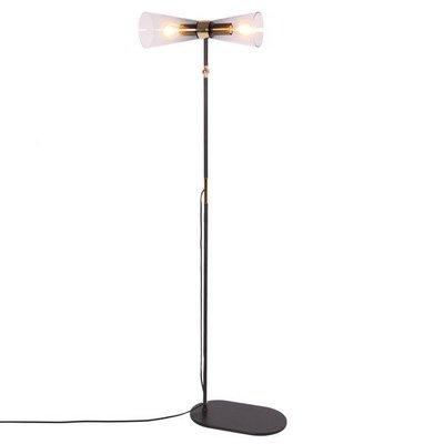 Lampadaire gris en fer 180cm avec tête inclinable Diamond ZAGO