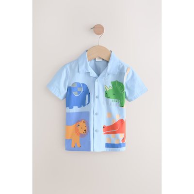 Chemise motif animal à manches courtes NEXT