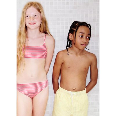 Maillot de bain rayures seersucker MANGO KIDS