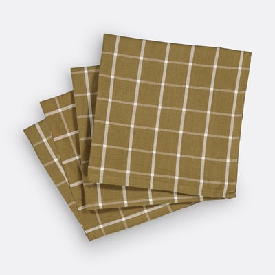 Set of 4 Hortense Washed Cotton Napkins LA REDOUTE INTERIEURS