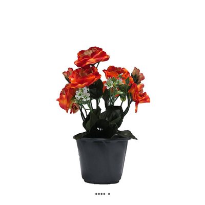 Pot composition fleurs artificielles ARTIFICIELLES