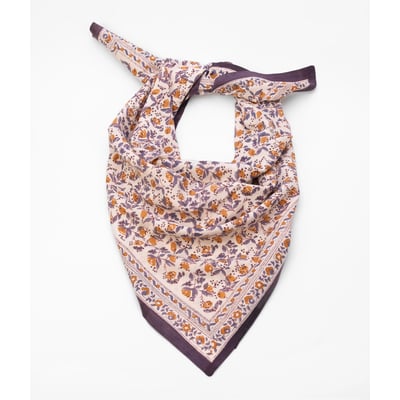 Foulard adulte en coton Mayli Havane BINDI ATELIER
